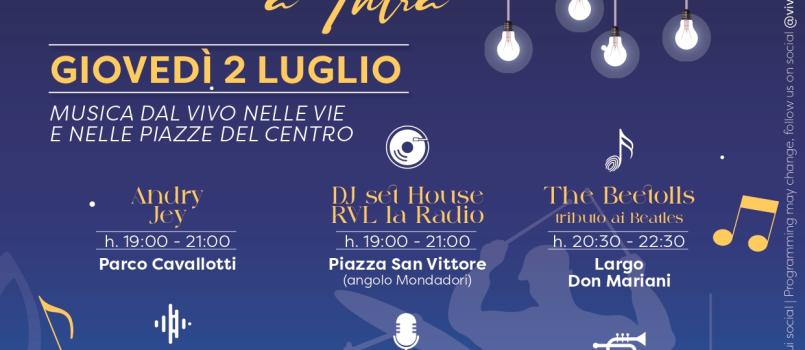 2 luglio Note sotto le stelle a Intra