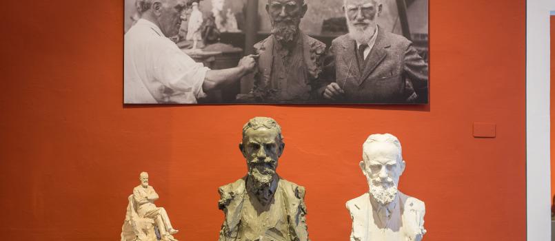 Museo del Paesaggio - Troubetzkoy Busti di George Bernard Shaw