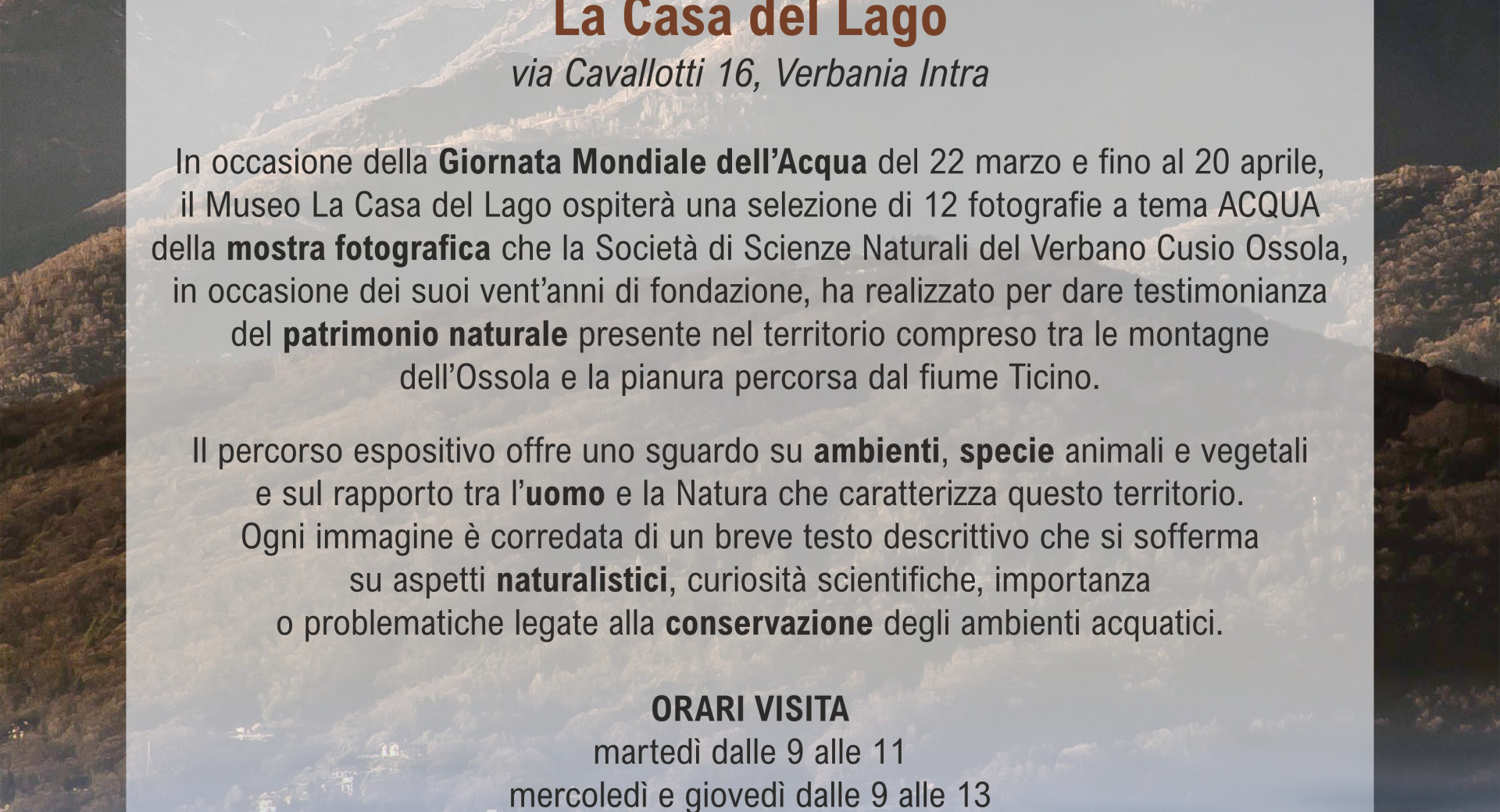 mostra fotografica ossola ticino