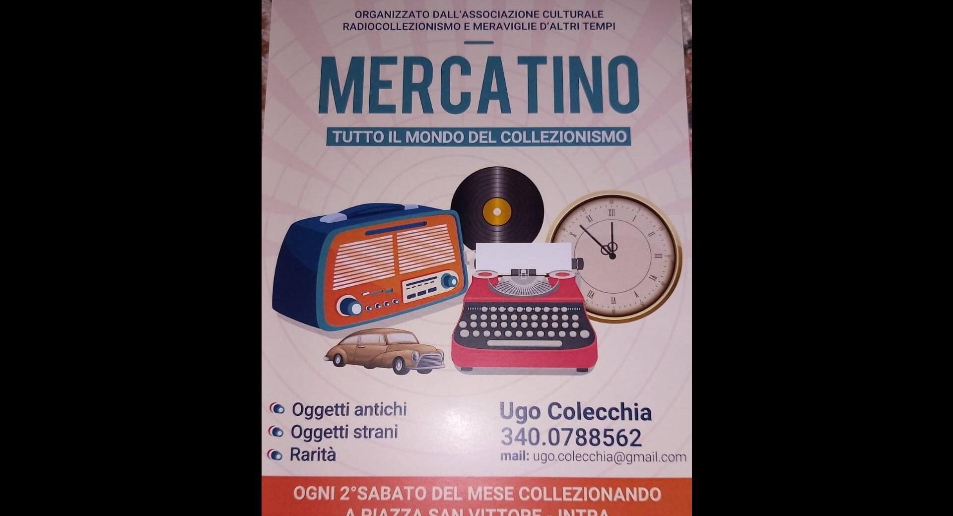 Mercatini collezionismo del  sabato 2023