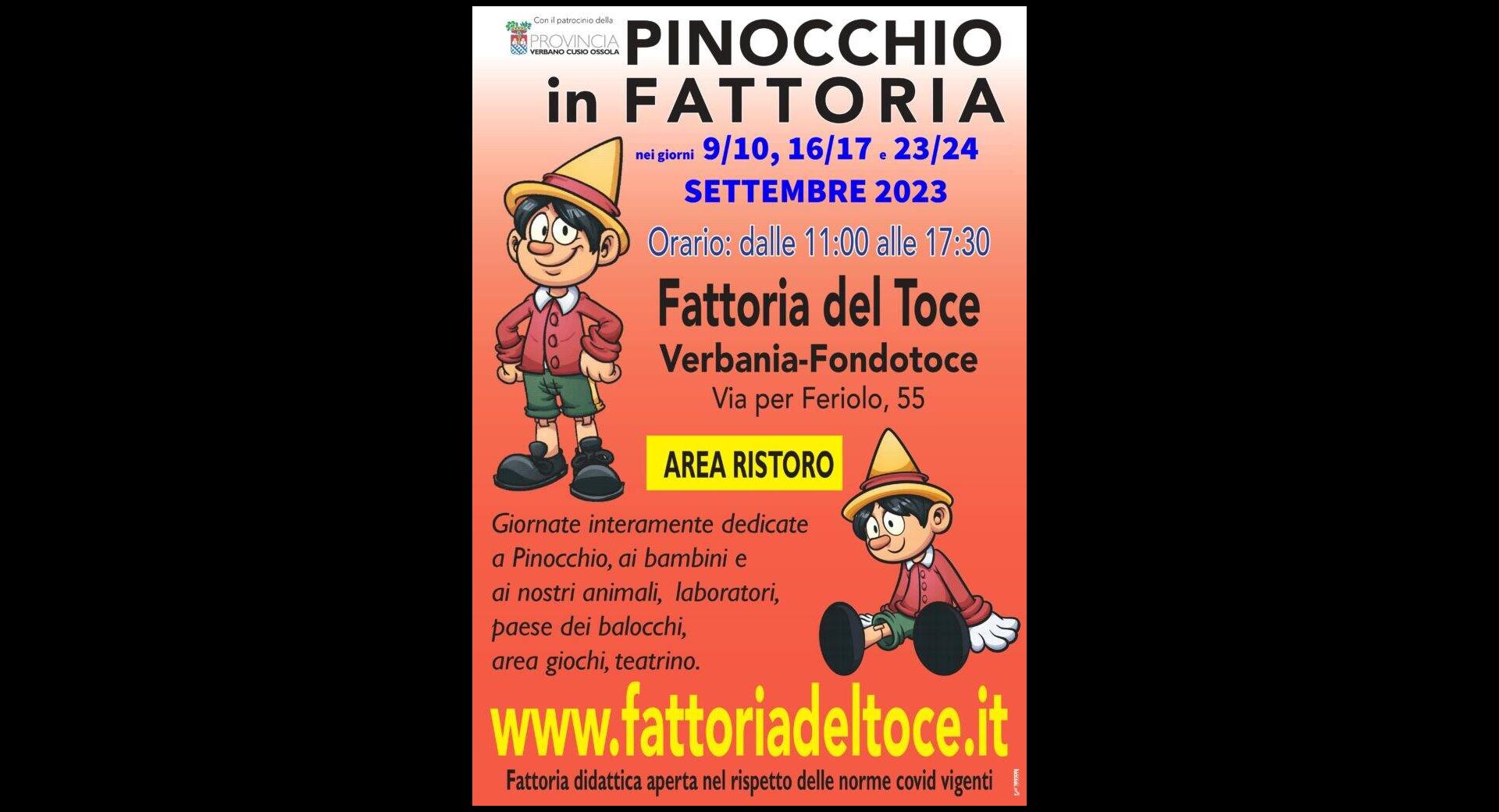 Pinocchio in Fattoria 2023