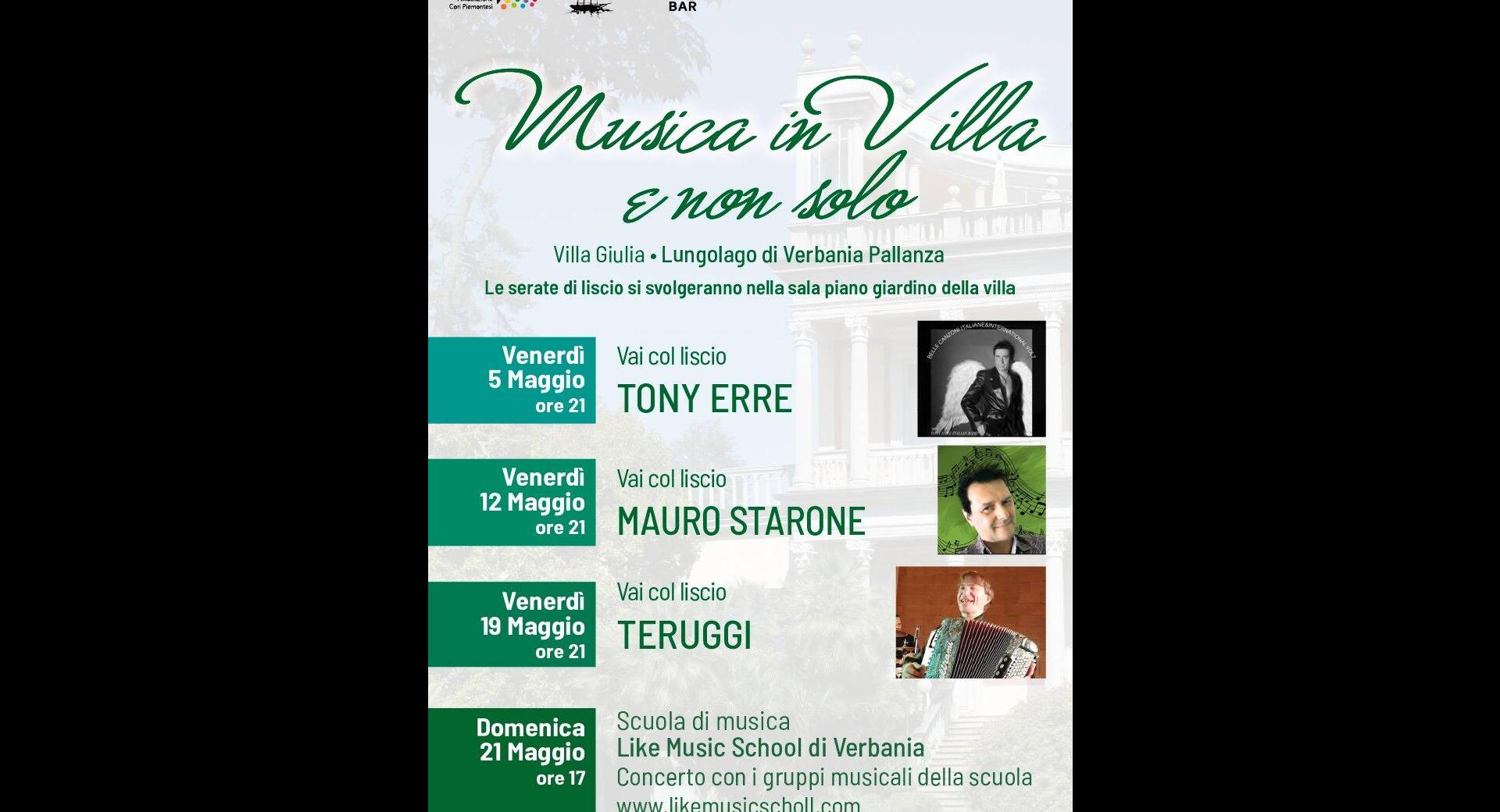 Musica in Villa maggio