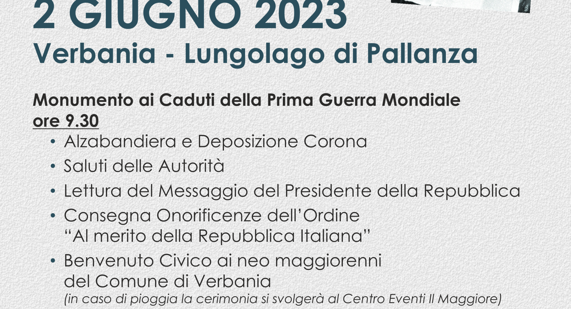 2 GIUGNO 2023