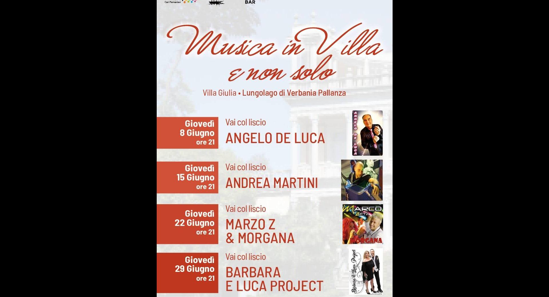 Musica in Villa  giugno 2023