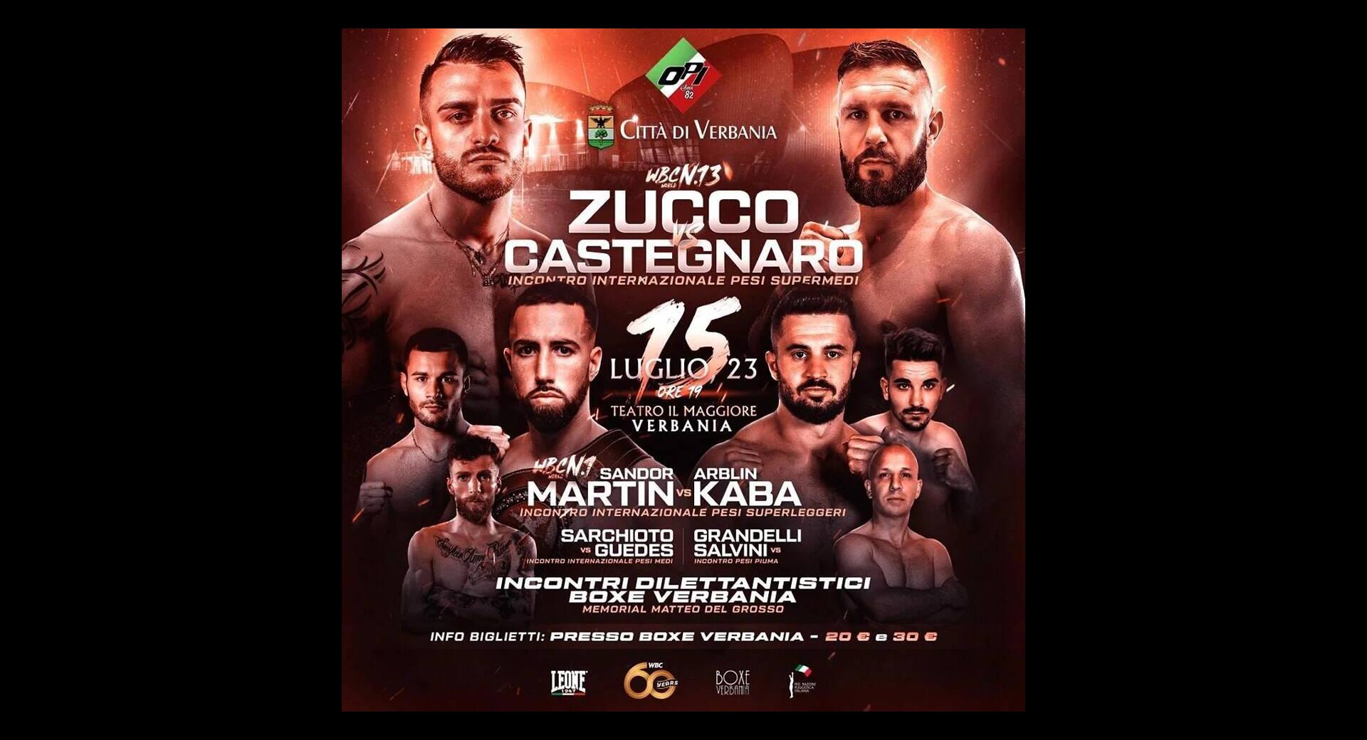 Boxe 15 luglio 23