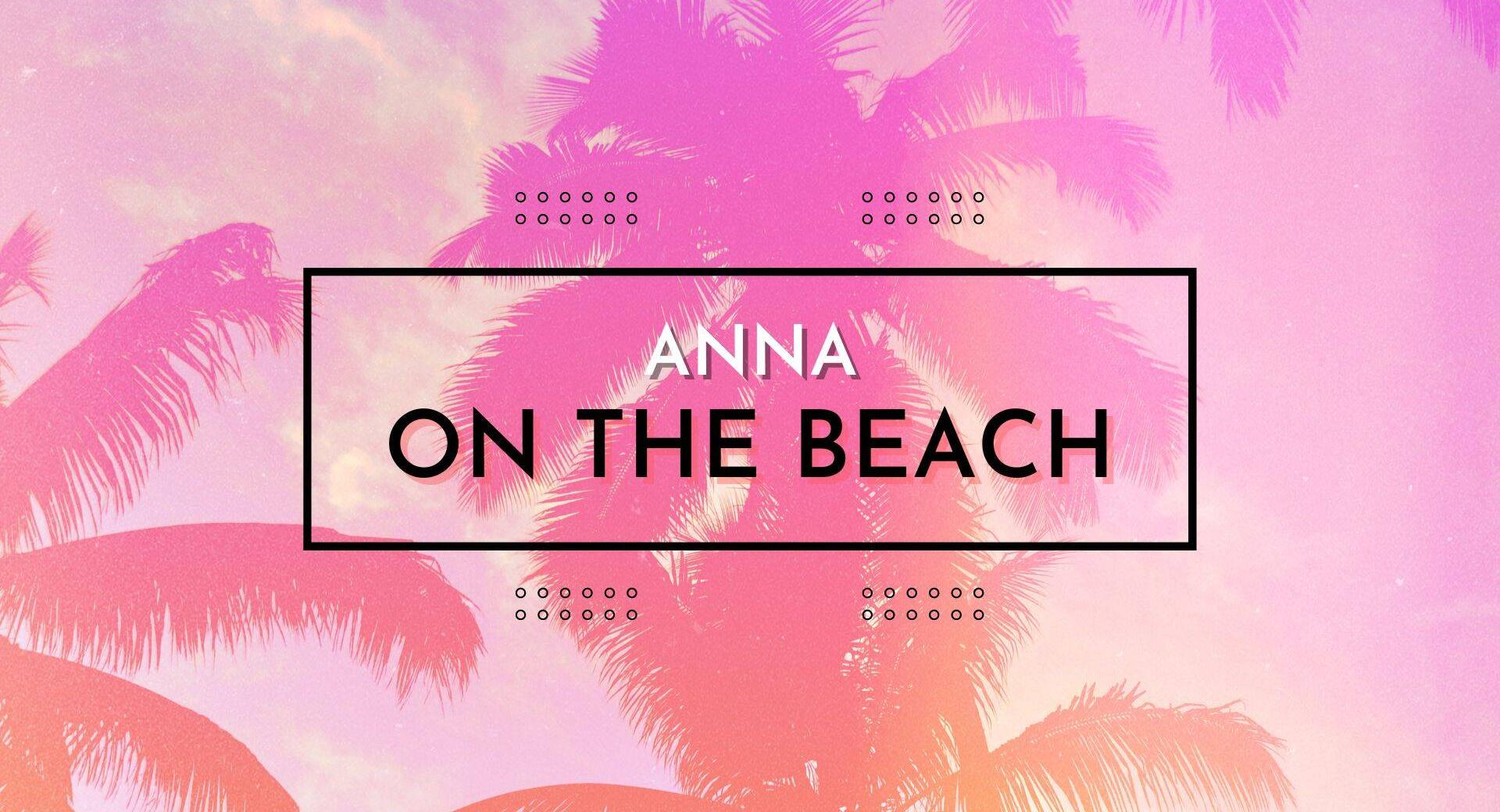 anna on the beach