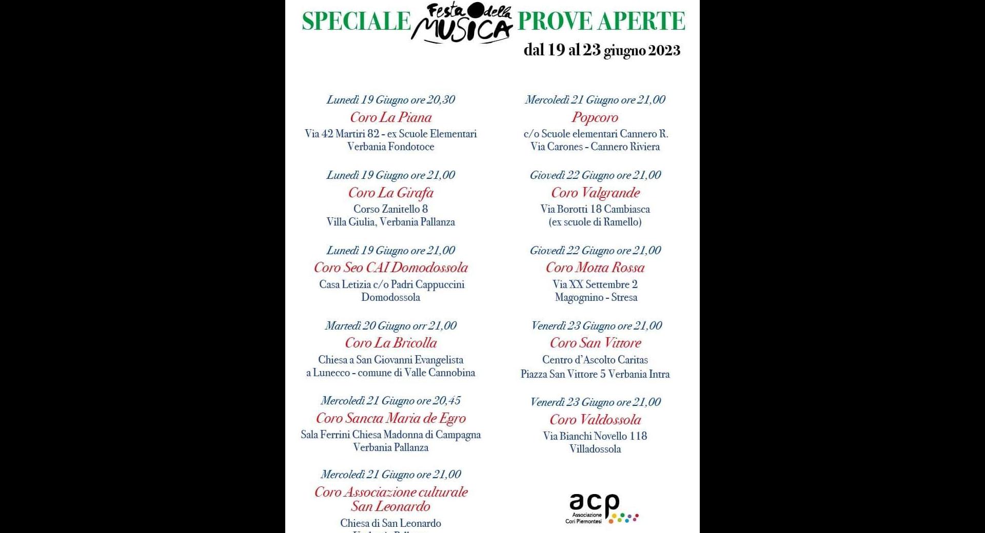 prove aperte 2023