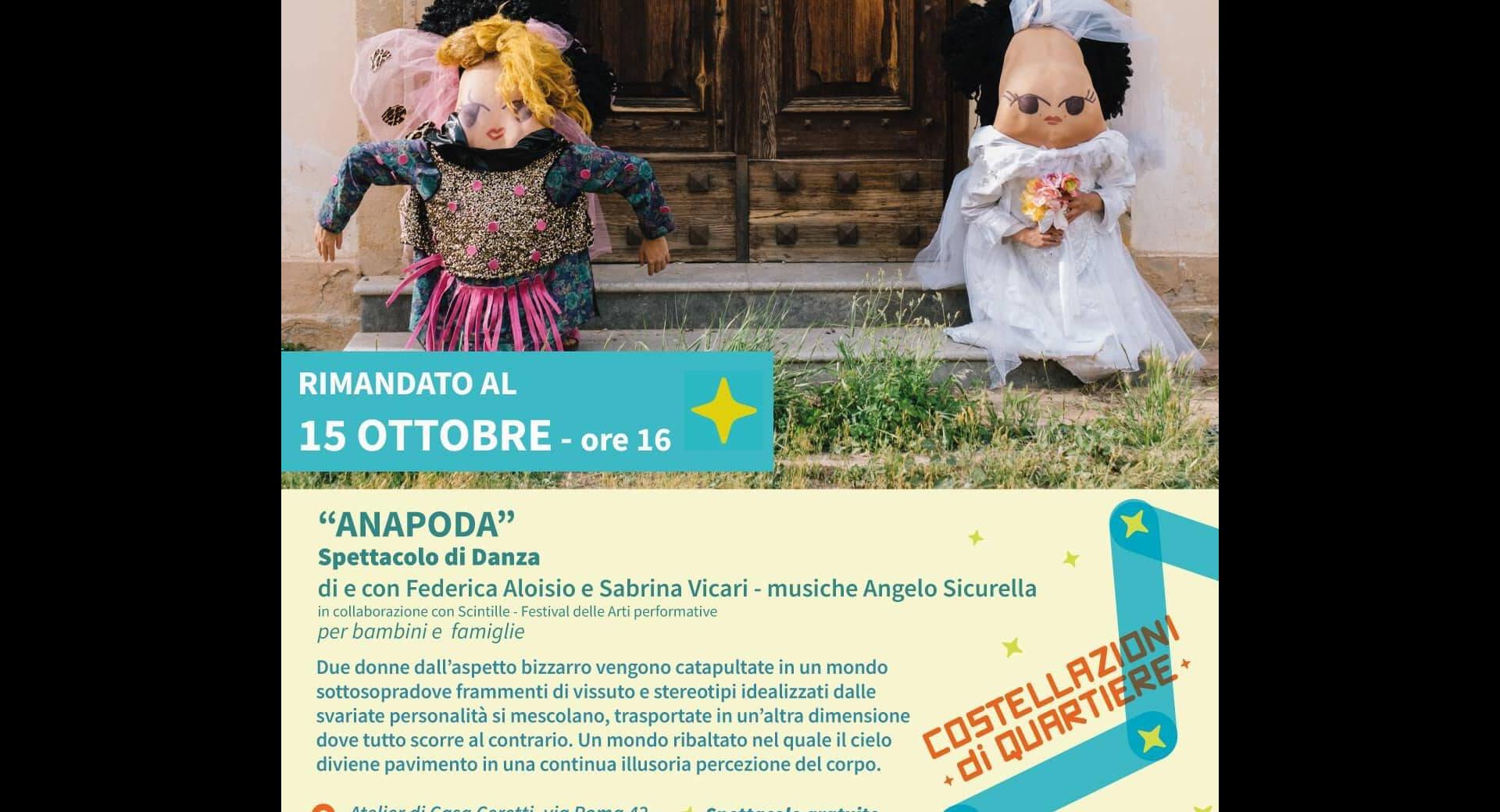 ANAPODA 15 OTTOBRE