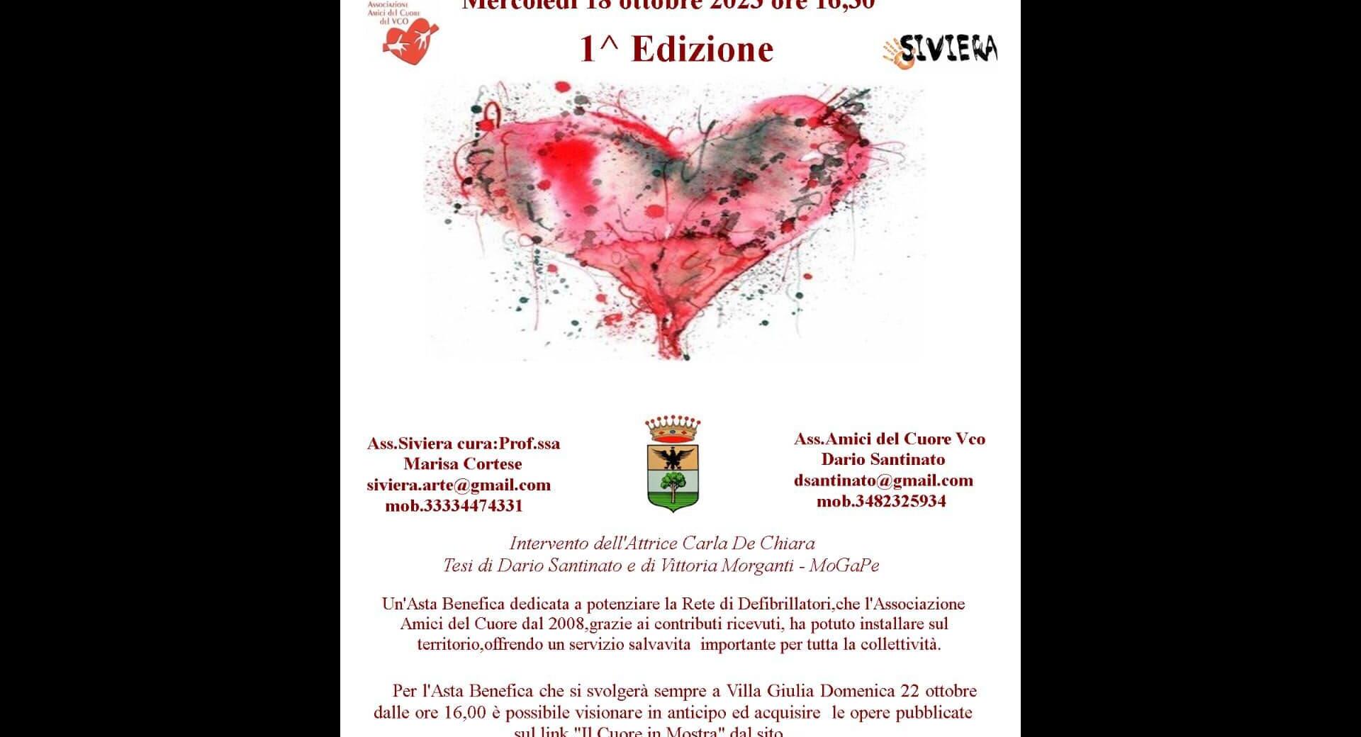 Il cuore in mostra