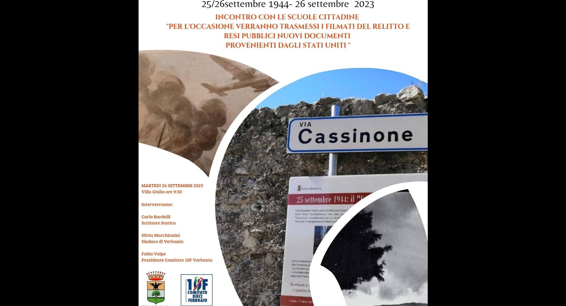 Cassinone 26 settembre 2023