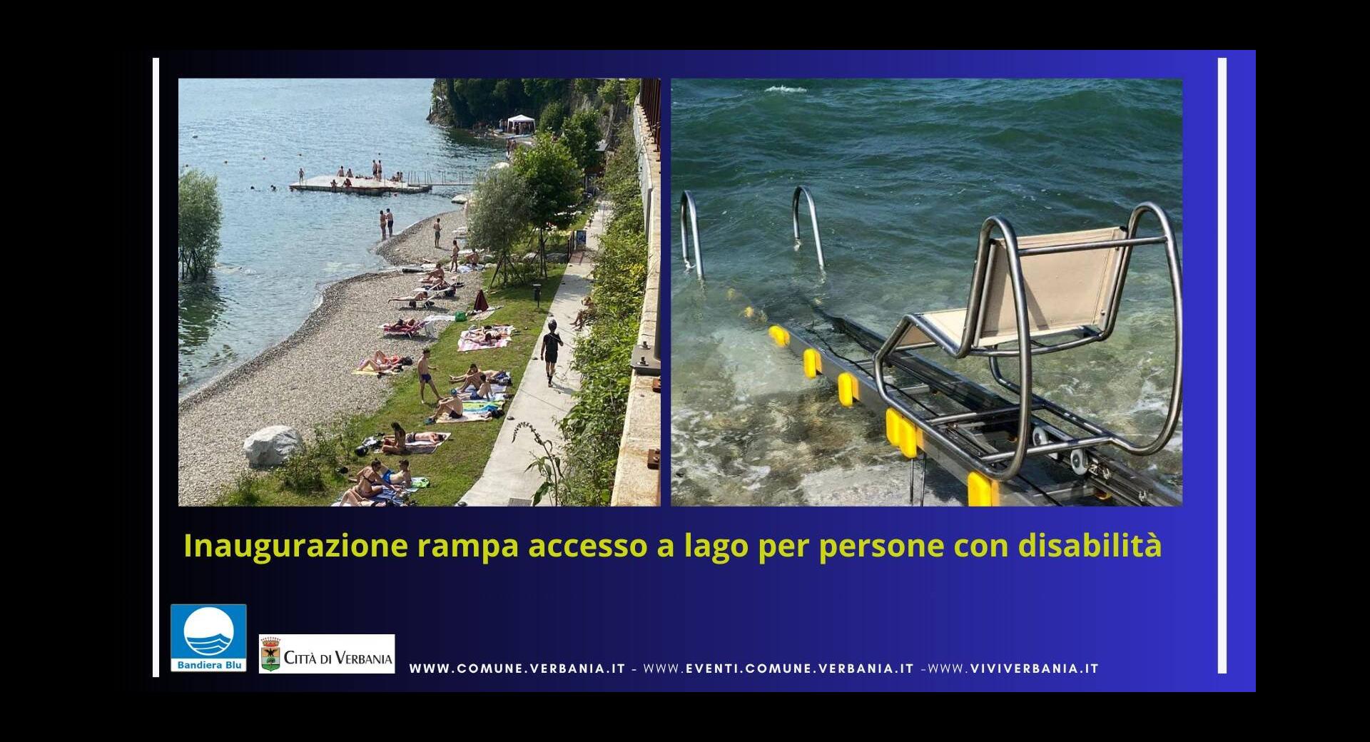 Inaugurazione  rampa persone con disabilità