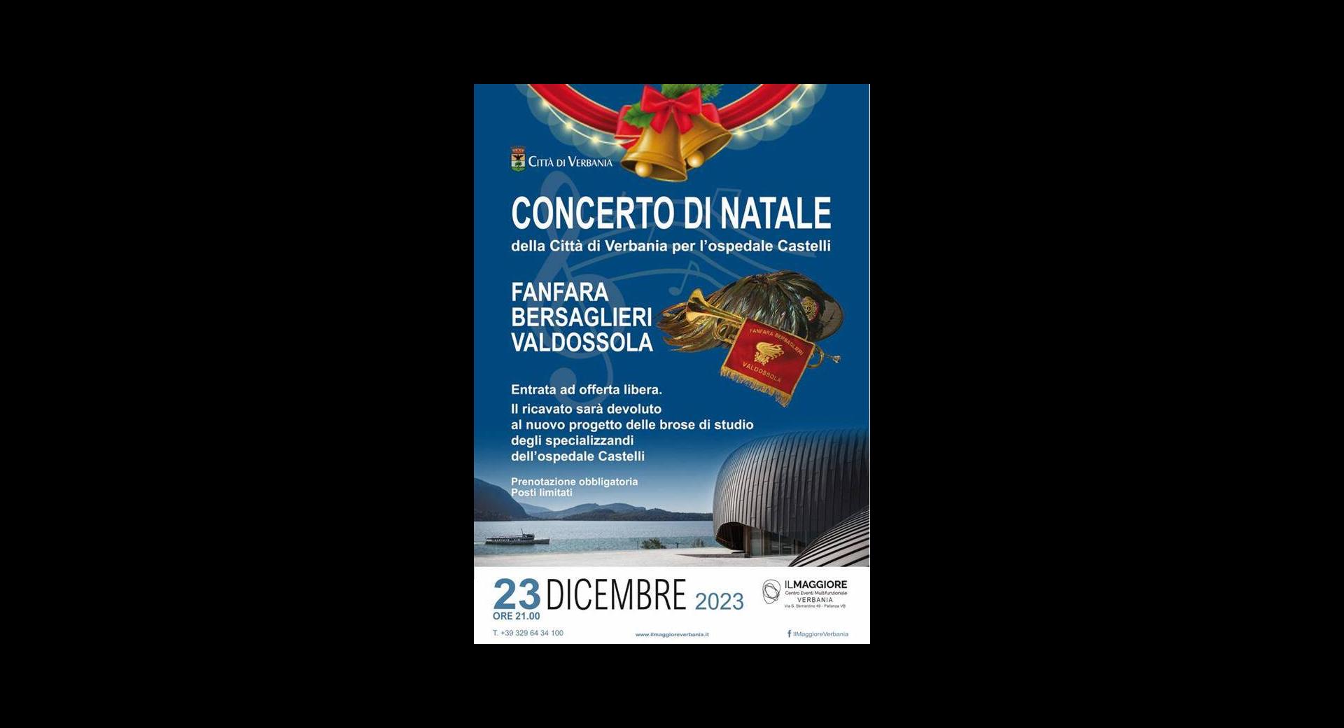 Concerto di Natale Fanfara dei Bersaglieri 23 12 23