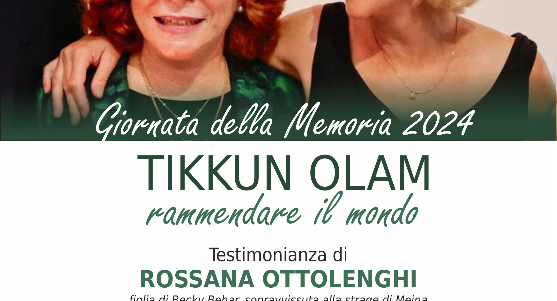 Incontro con ROSSANA OTTOLENGHI