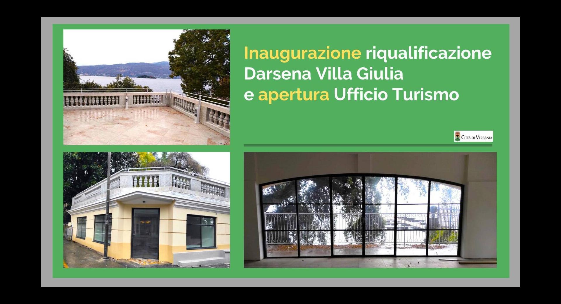 Inaugurazione riqualificazione Darsena Villa Giulia e apertura Ufficio Turismo (IAT)