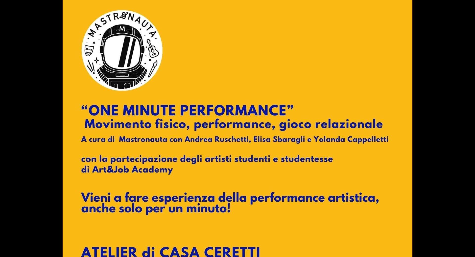 One minute performance