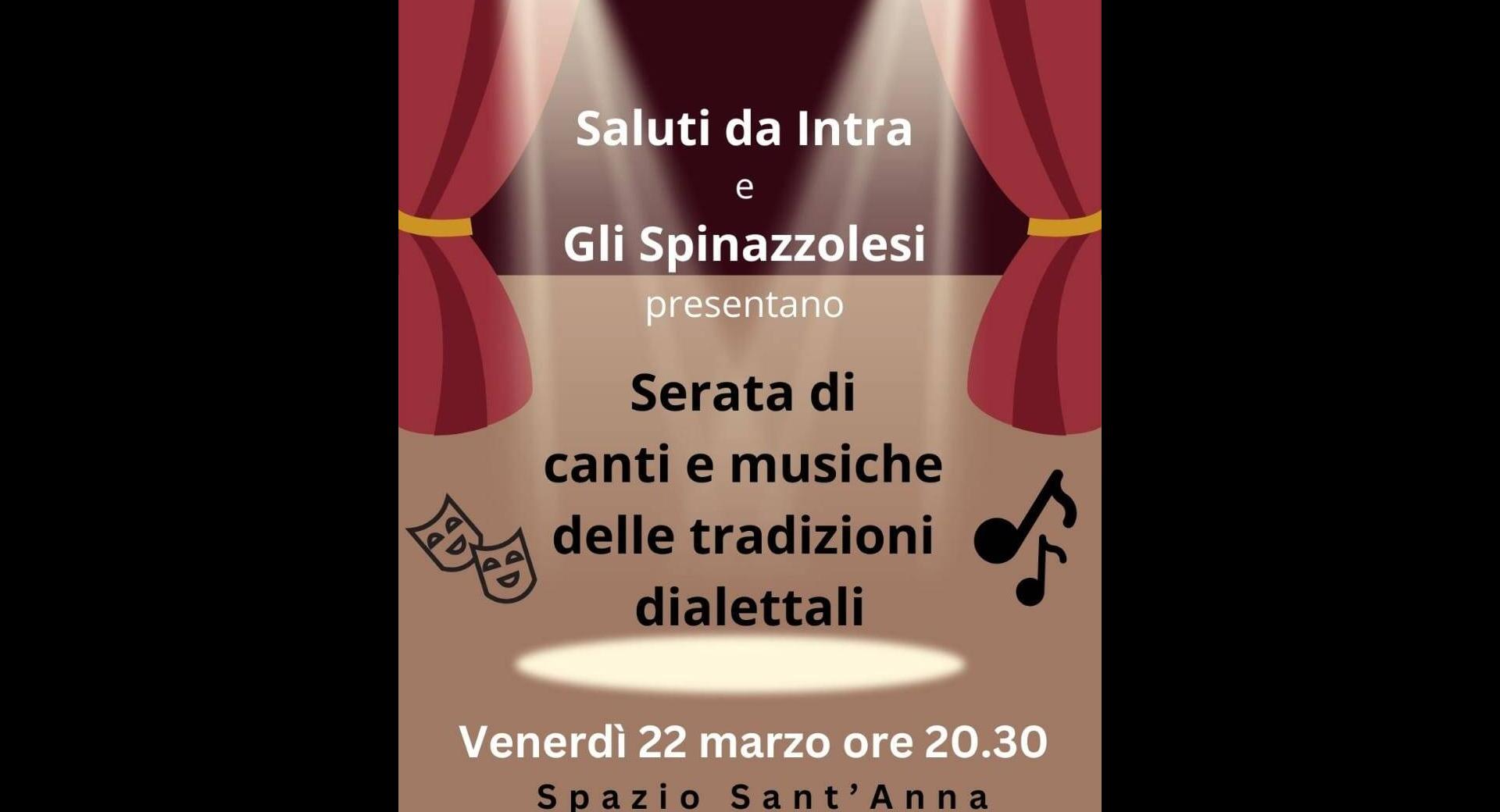 Serata di canti e musiche delle tradizioni dialettali