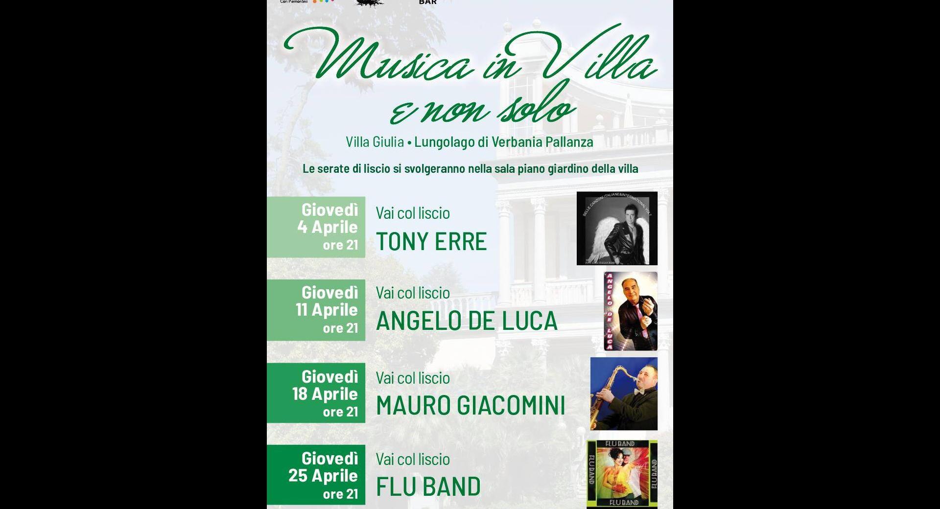 Musica in Villa aprile 2024