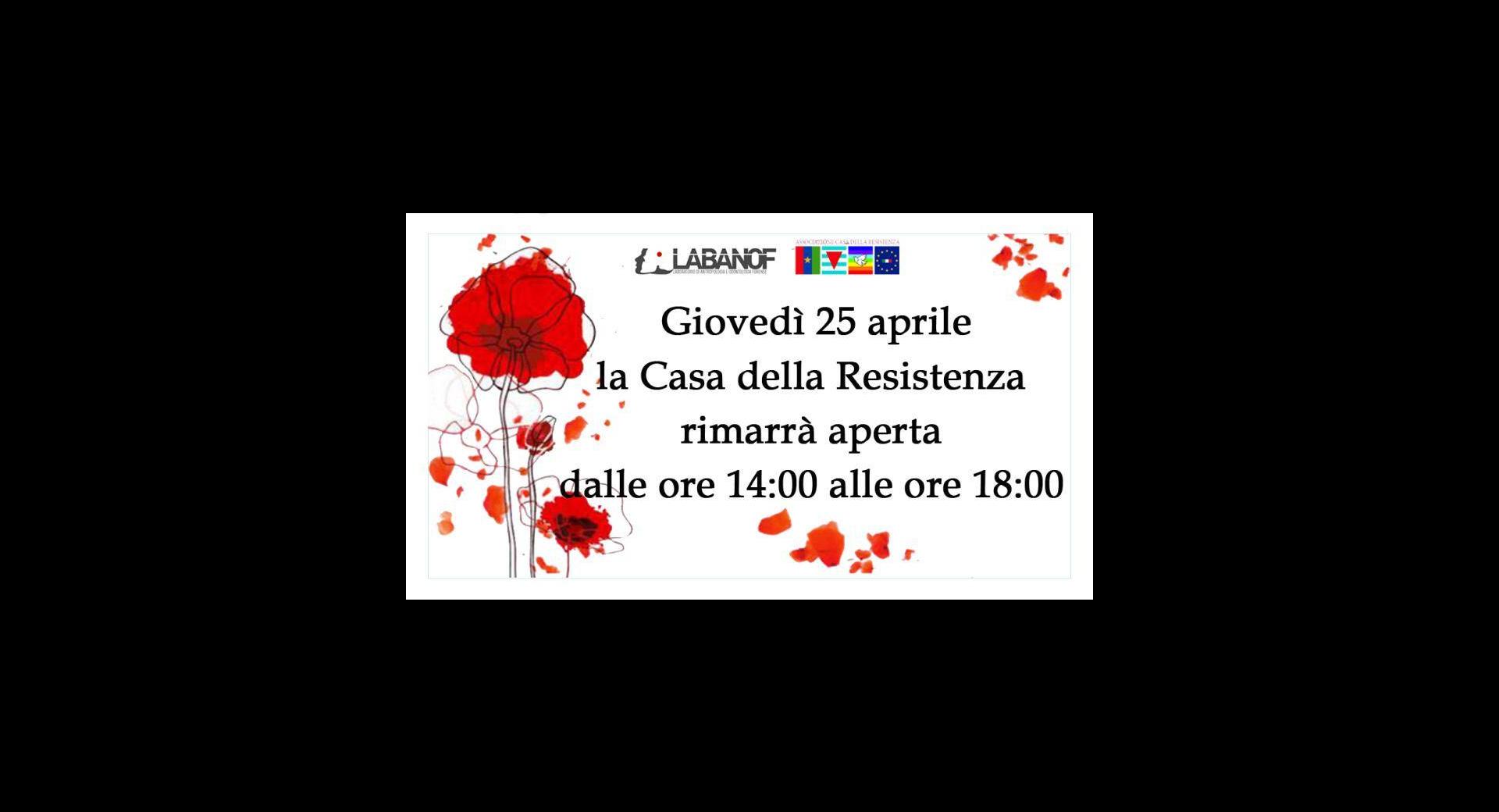 25 Aprile alla Casa della Resistenza