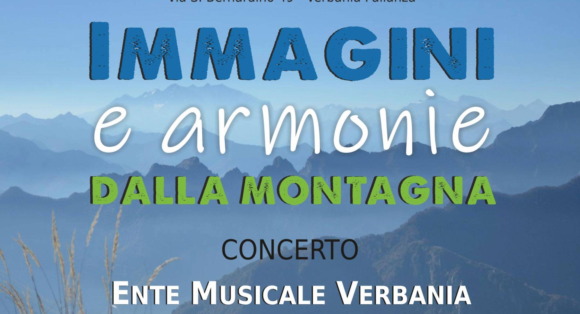 CONCERTO IMMAGINI E ARMONIE DALLA MONTAGNA