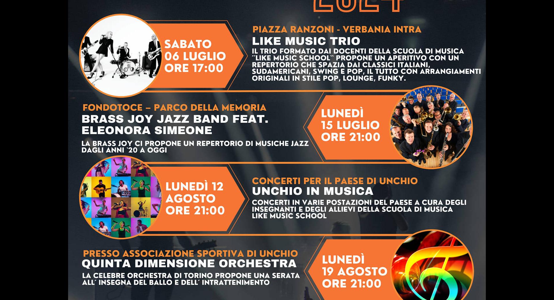 Verbania Musica nei dintorni 2024