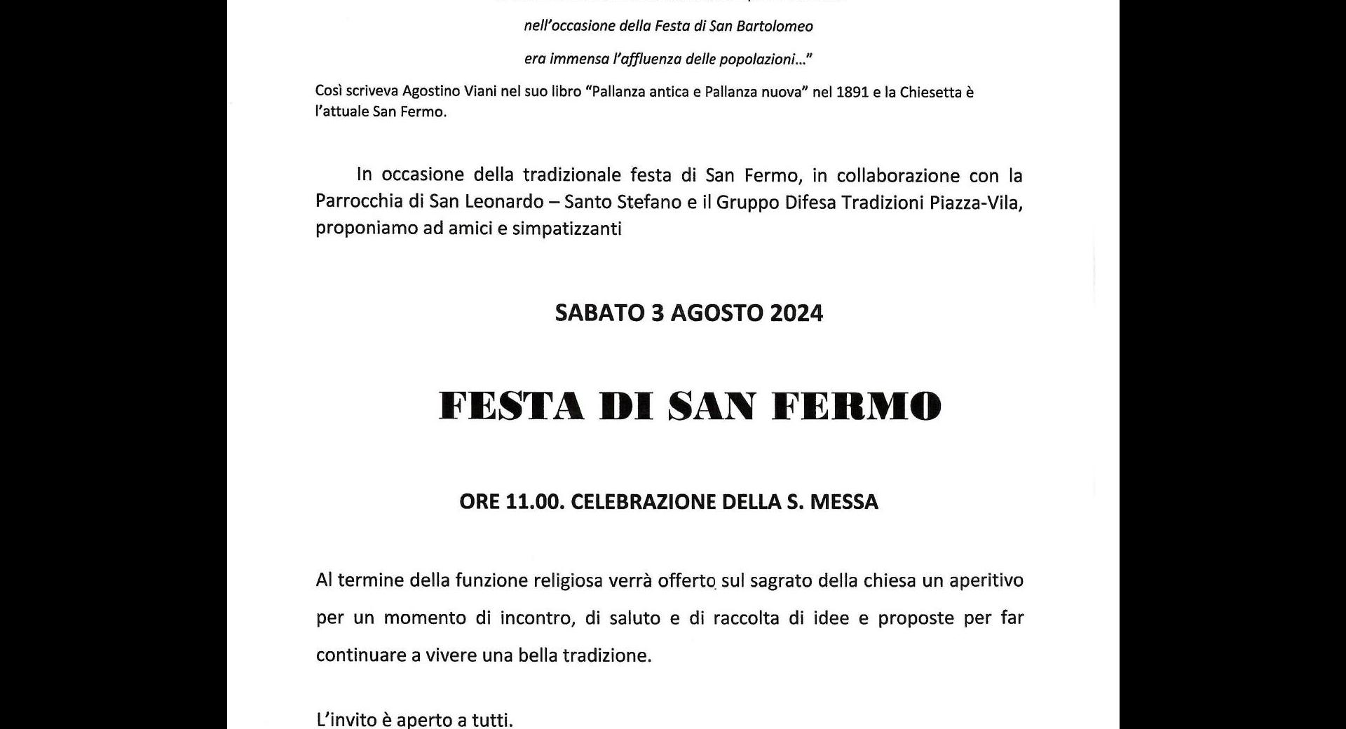 Festa di san Fermo