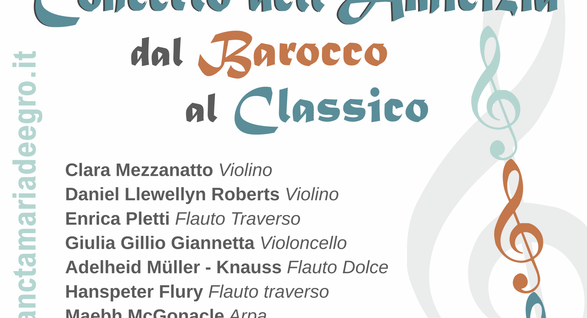 Concerto dell'Amicizia - Dal Barocco al Classico