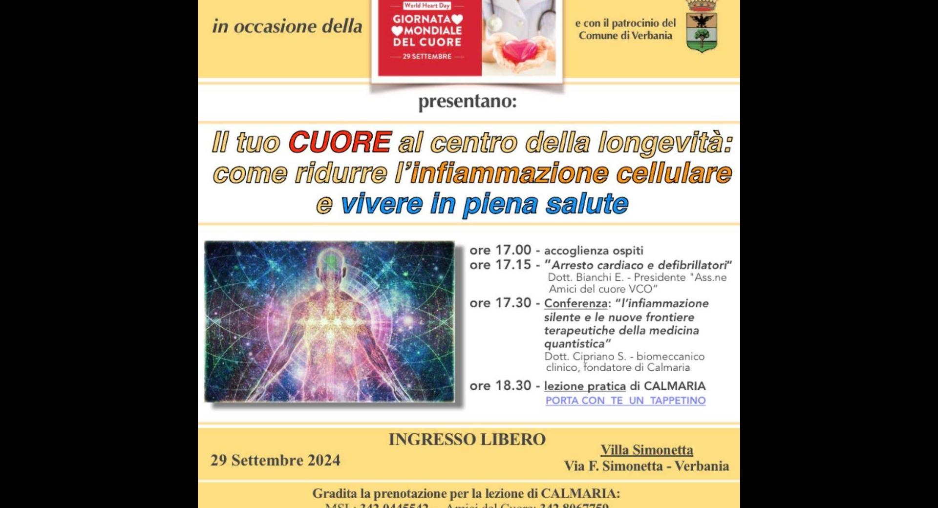 GIORNATA MONDIALE DEL CUORE