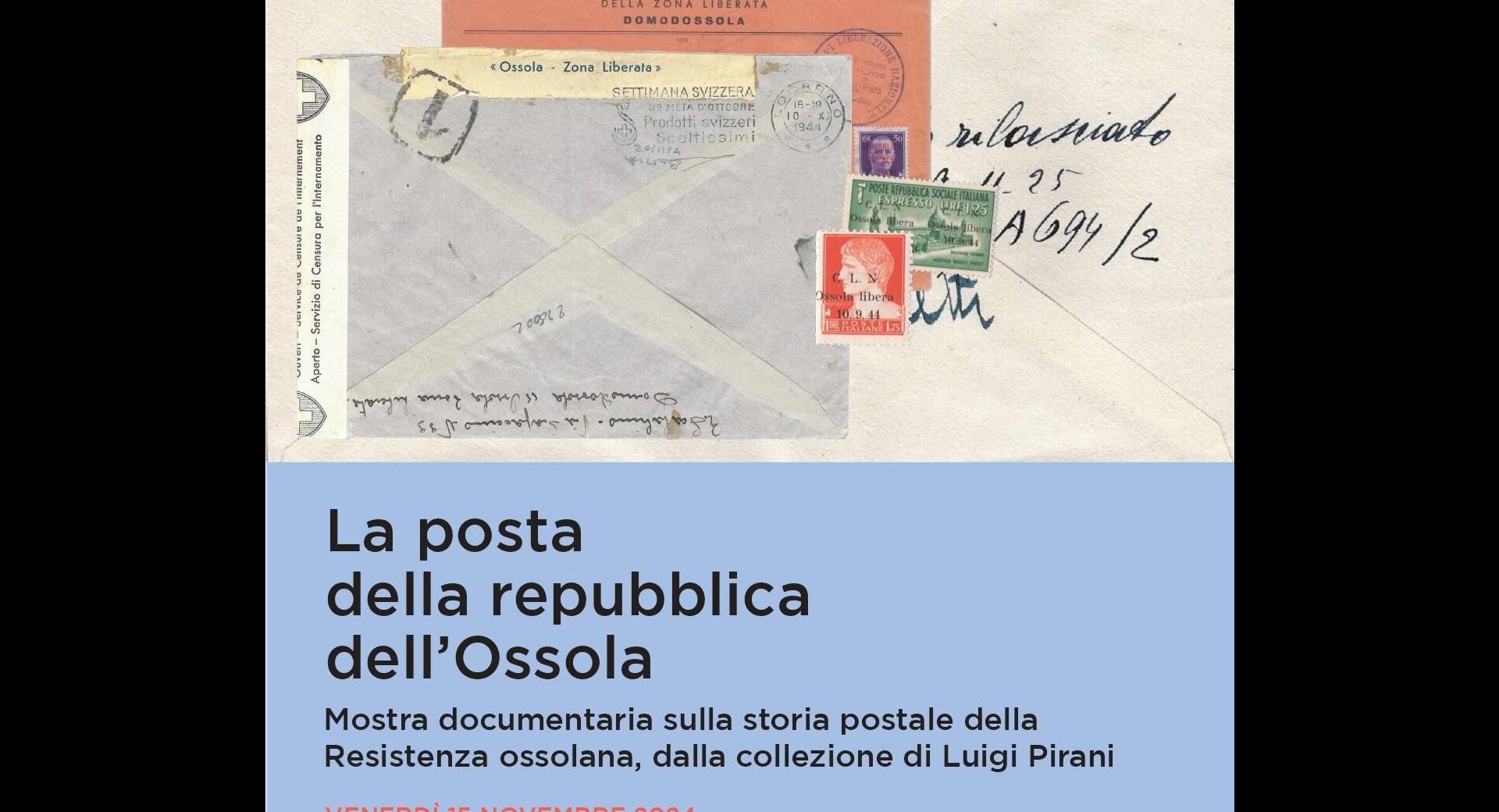 La posta della repubblica dell'Ossola