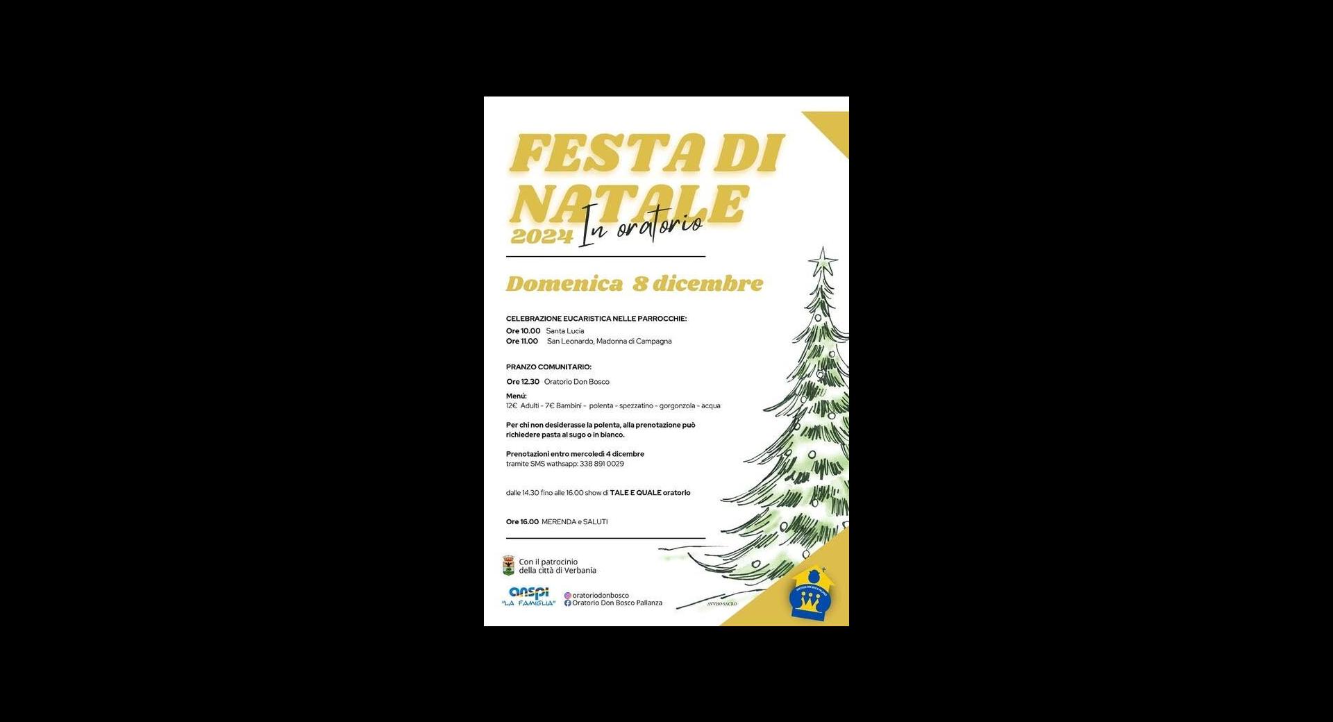 Festa di Natale 2024 in Oratorio