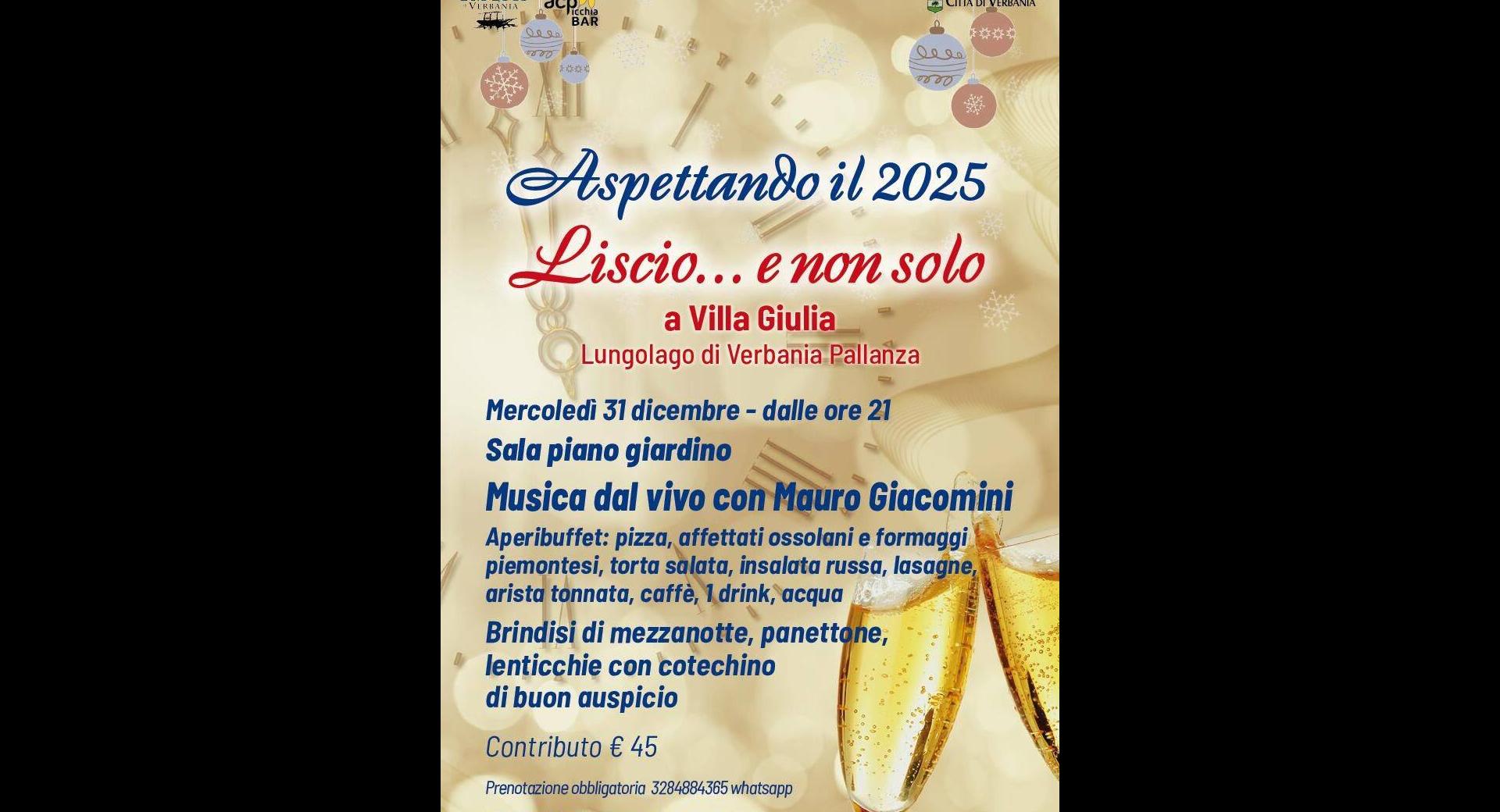 capodanno VILLA GIULIA 2025