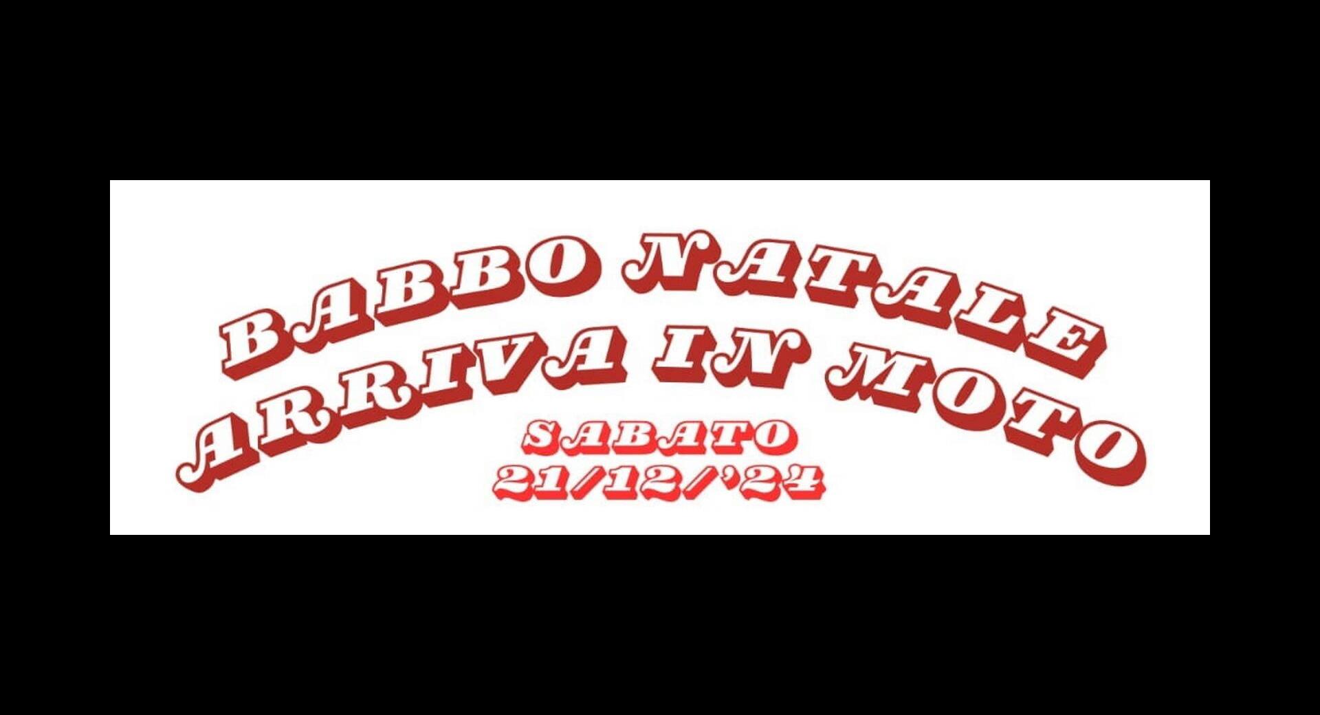 Babbo Natale in moto banner