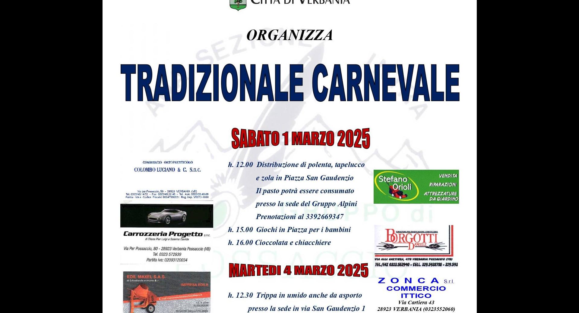 Carnevale Alpini Possaccio