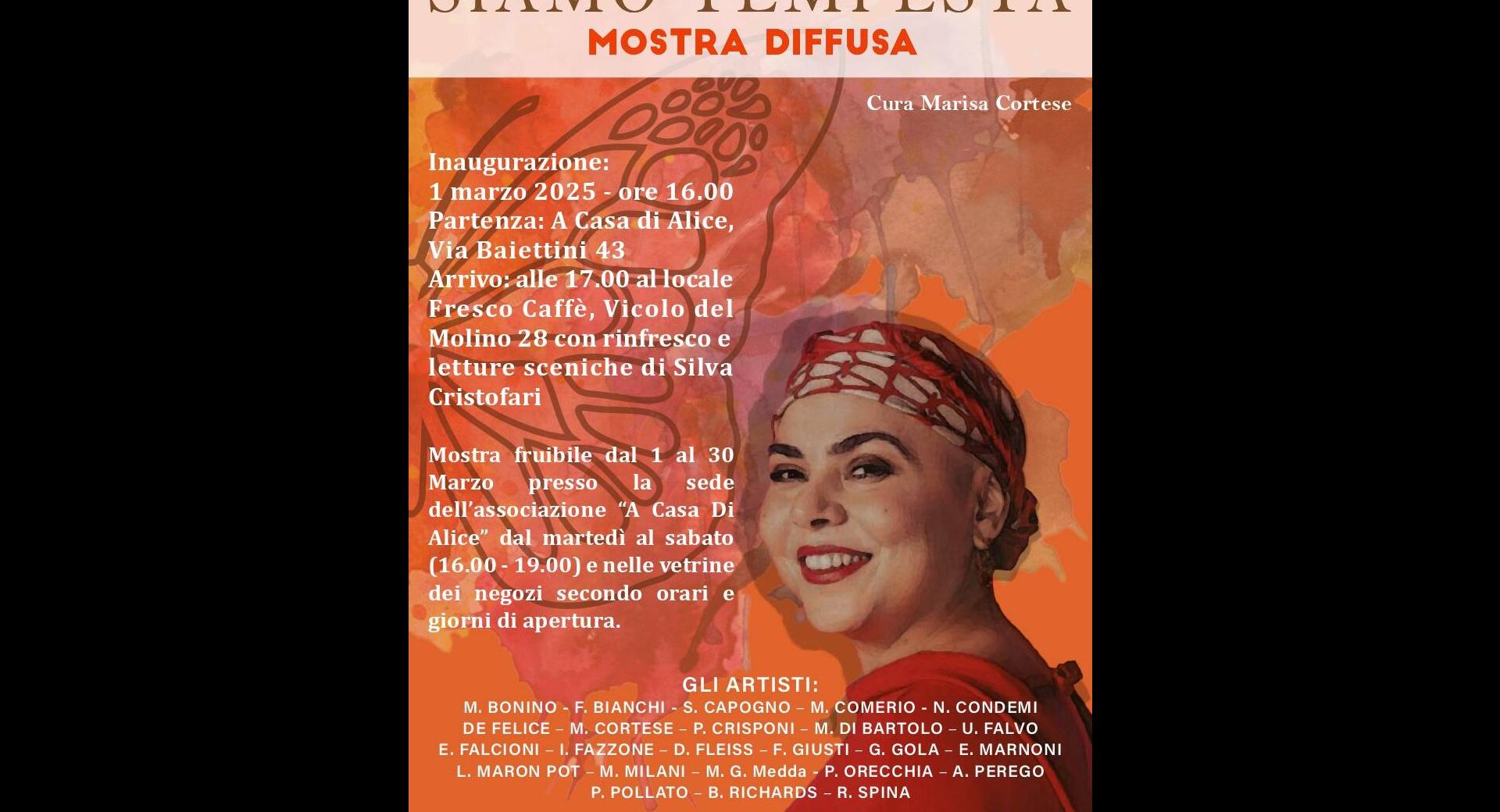 Mostra diffusa: Siamo tempesta