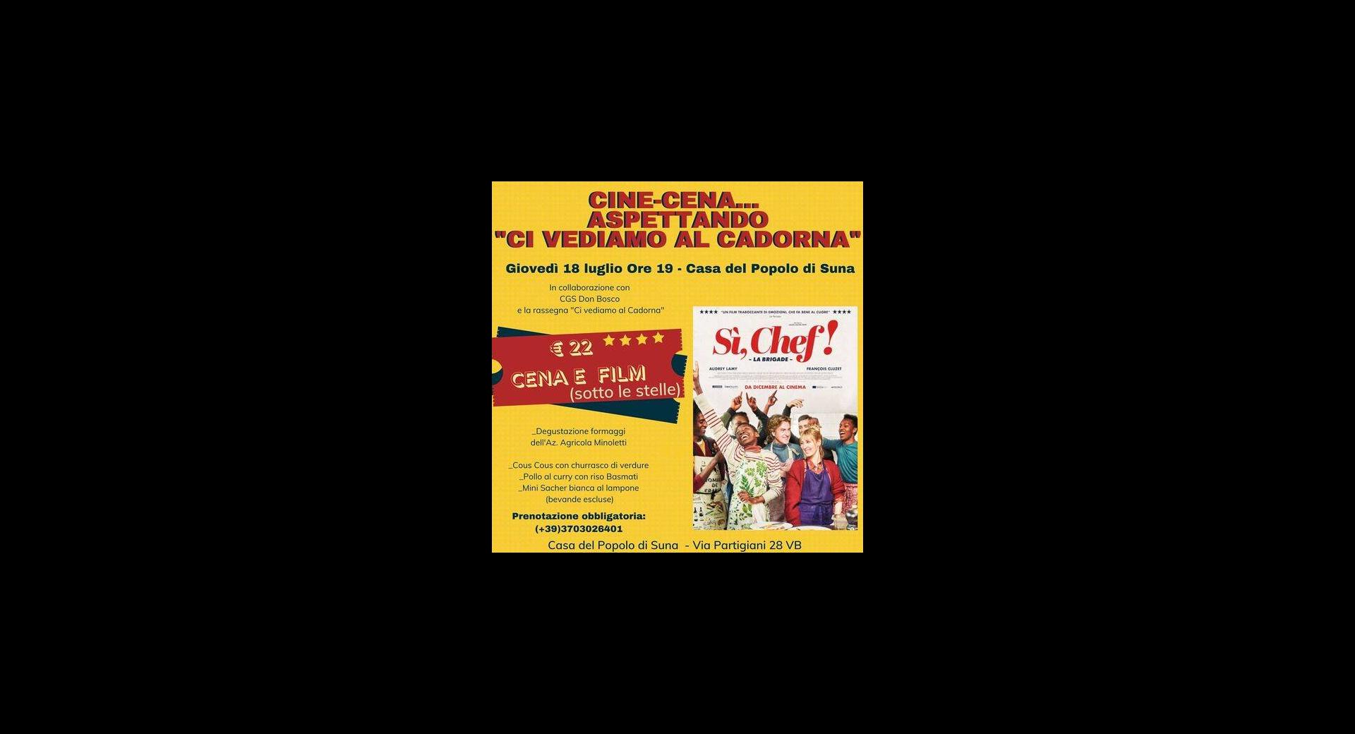 Cine Cena "Sì, Chef!"