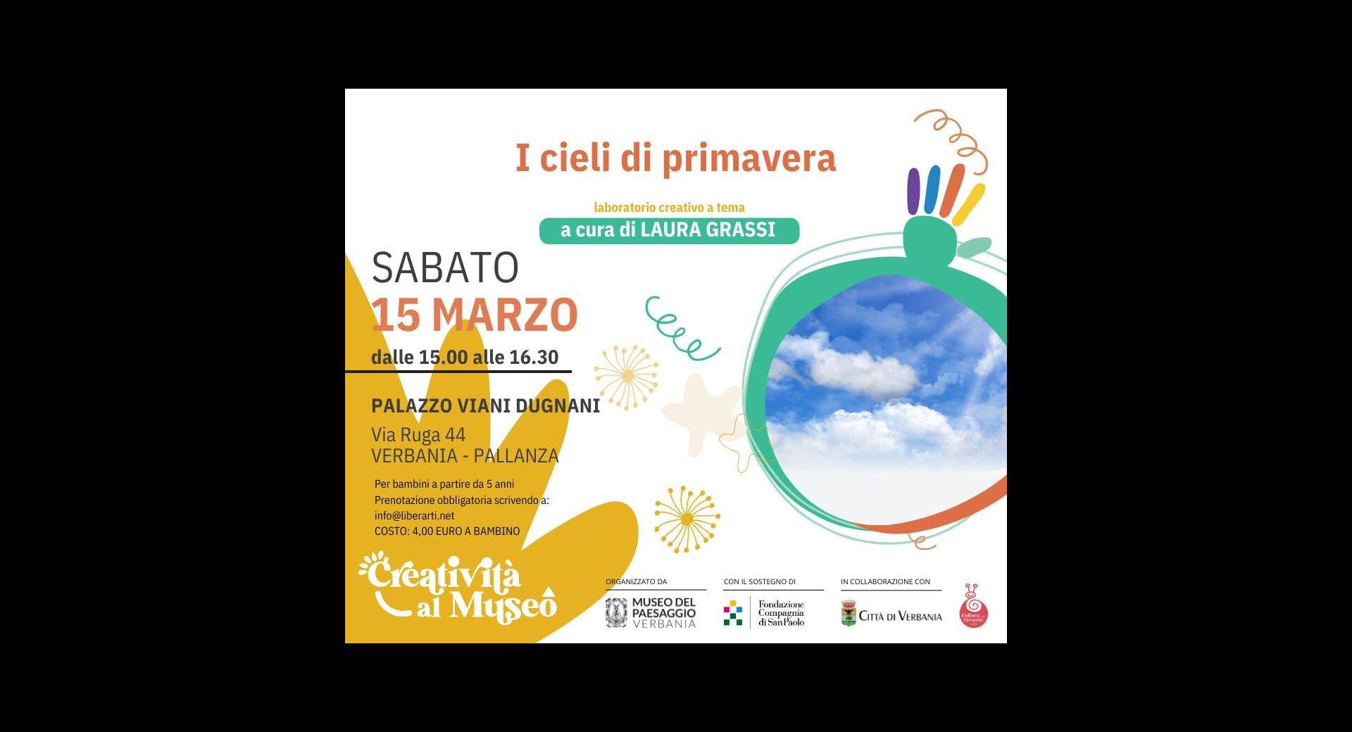 Laboratorio per bambini  "I cieli di primavera"