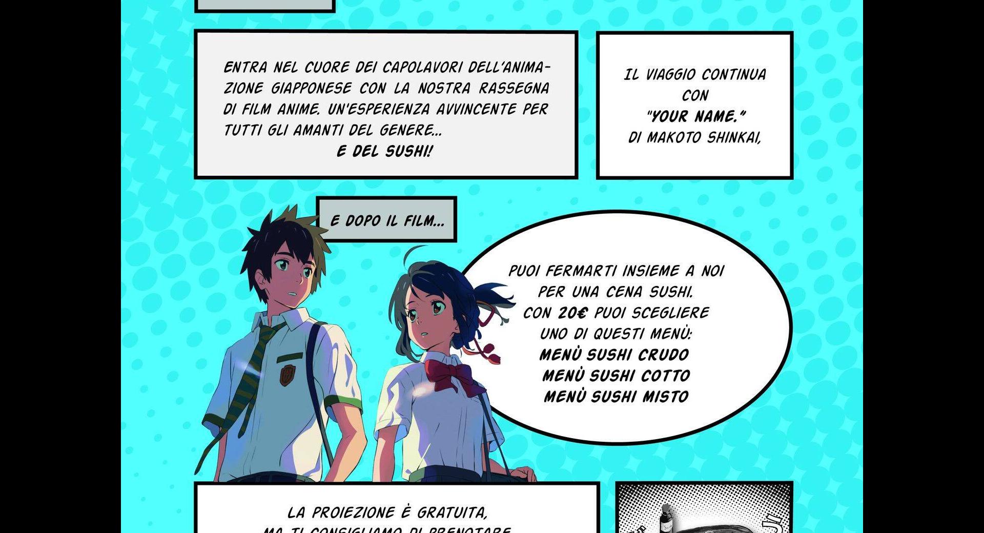 Proiezione di "Your name"