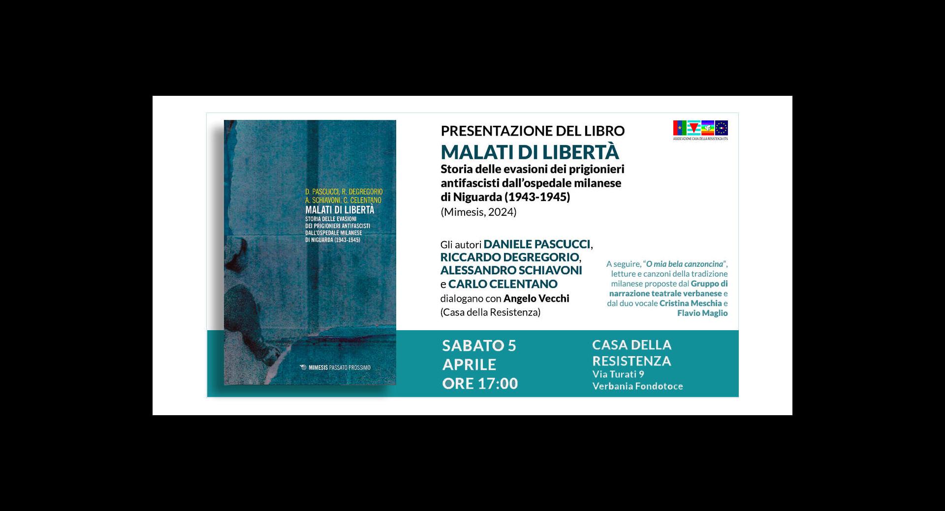 Presentazione del libro "Malati di libertà"