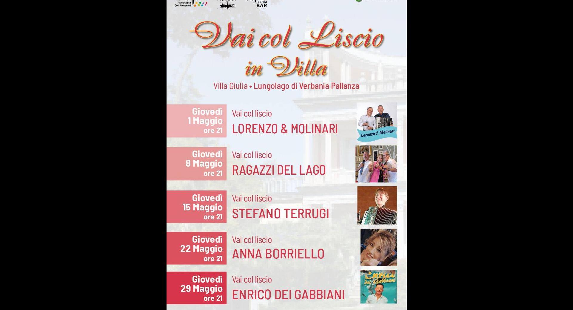 Vai col liscio in Villa maggio 2025