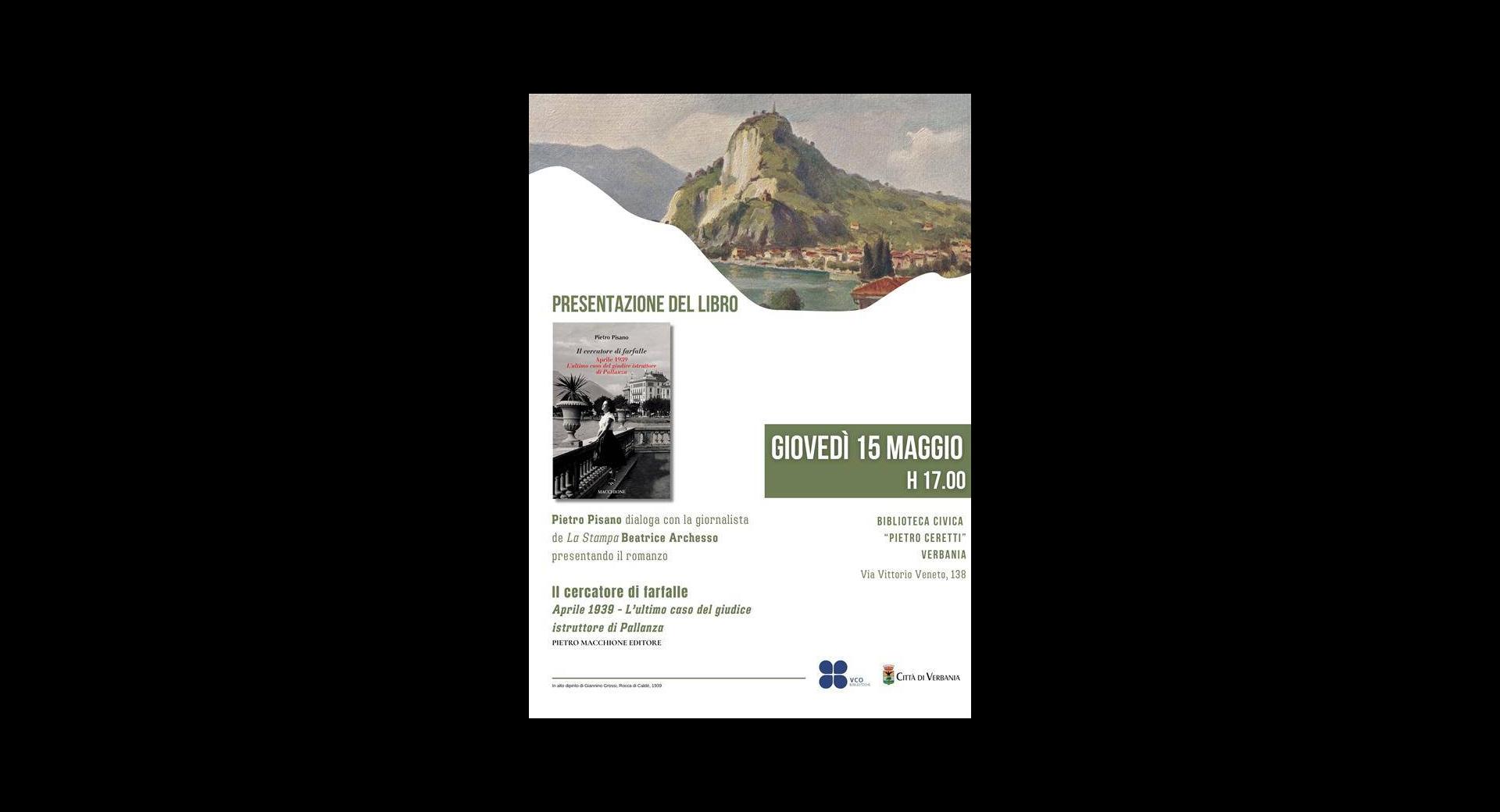 Presentazione del libro "Il cercatore di farfalle"