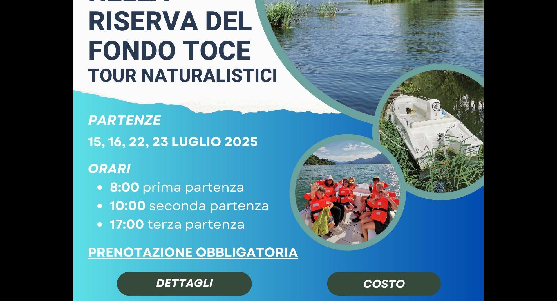 Visite in barca elettrica luglio 2025