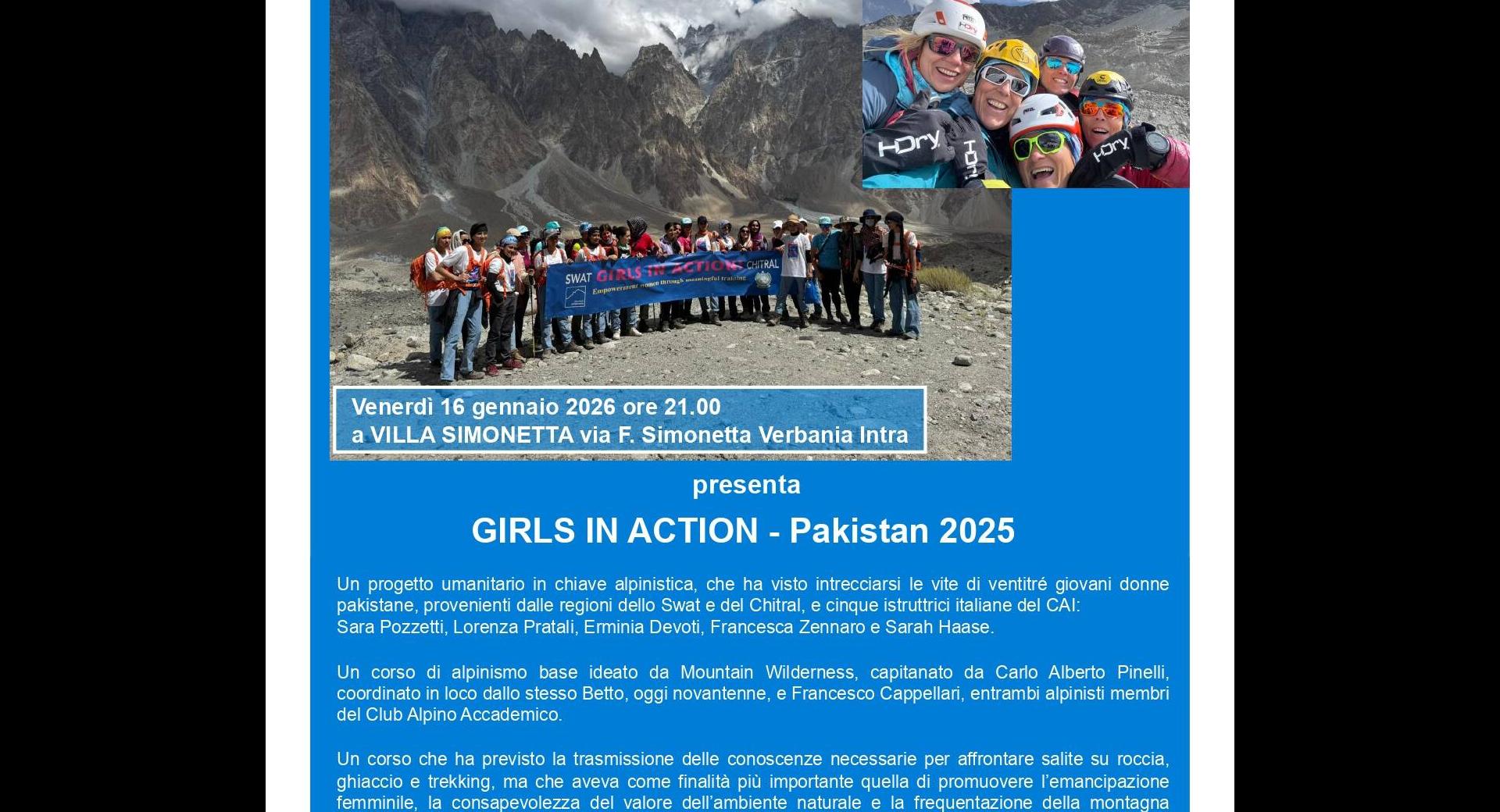 Girls in Action - Pakistan 2025