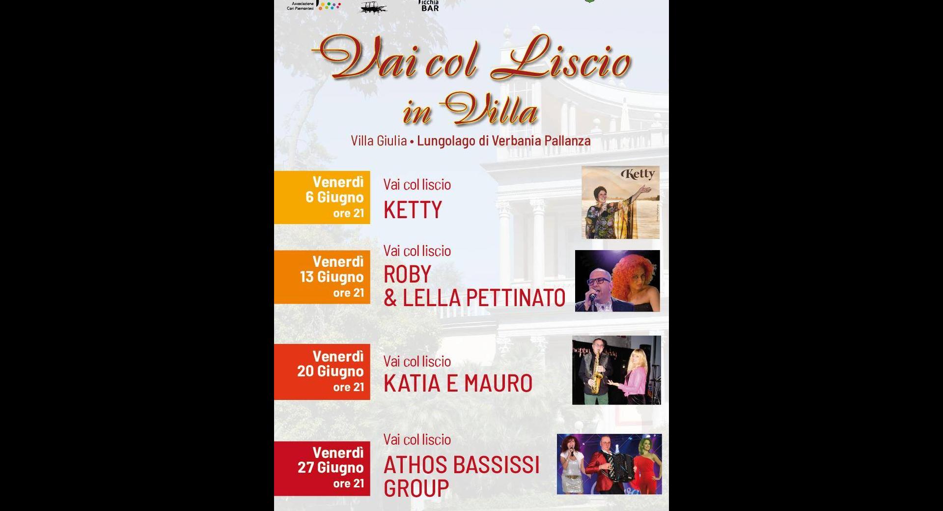 Vai col Liscio in Villa giugno 2025