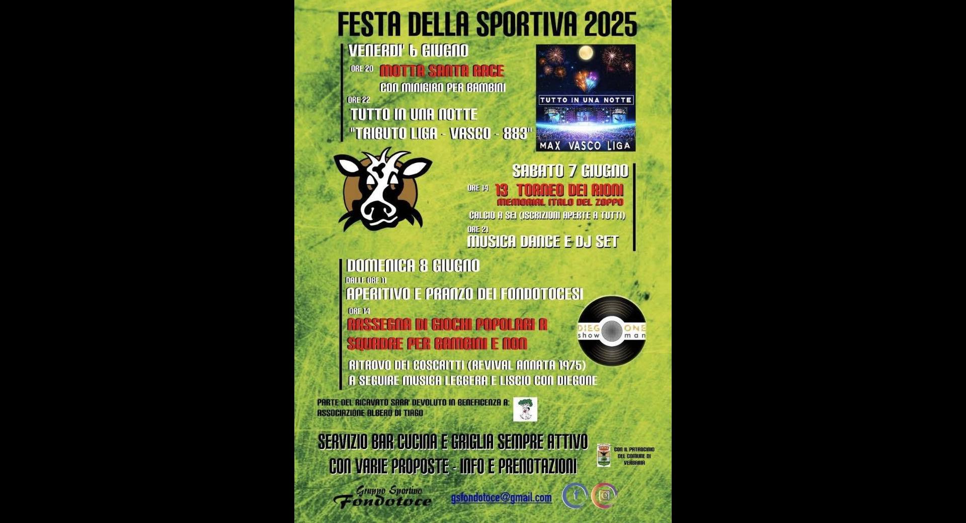 Festa della Sportiva 2025
