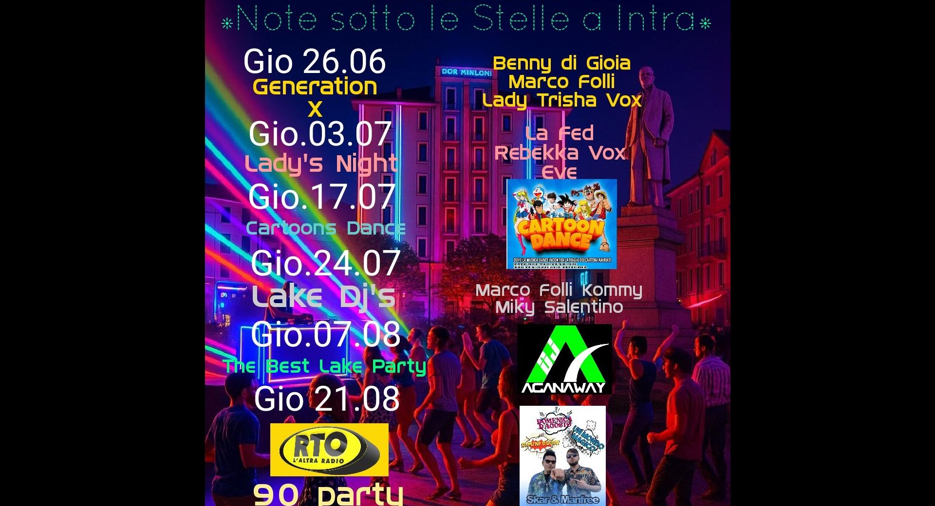 Note sotto le stelle a Intra