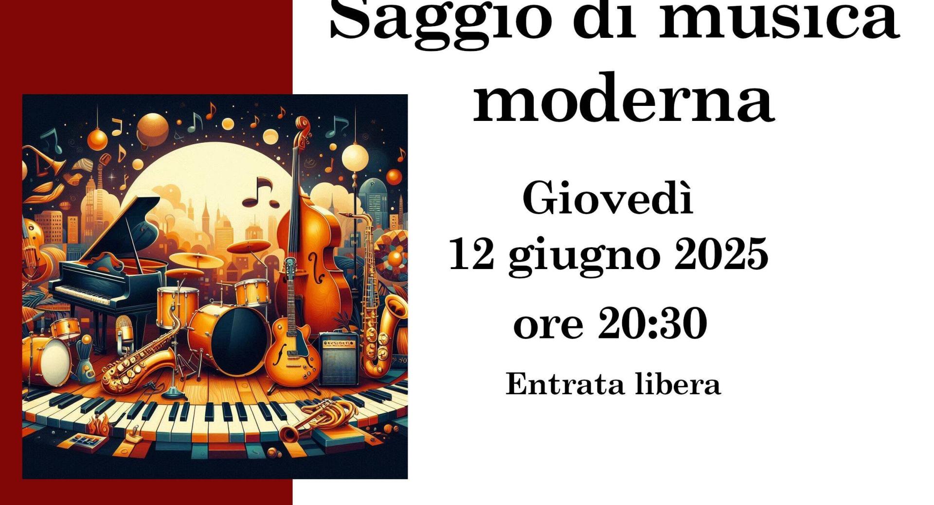 Saggio di musica moderna Scuola di musica Toscanini