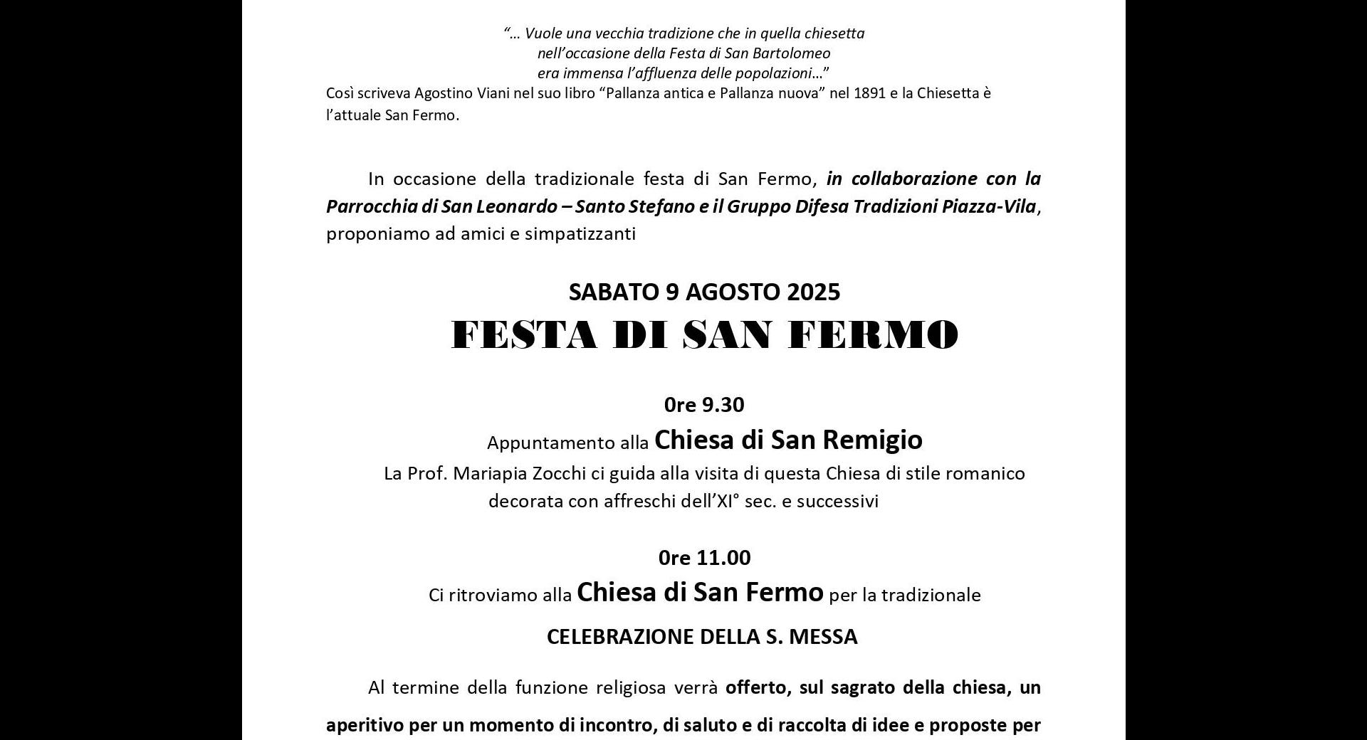 Festa di San Fermo del Circolo del Pallanzotto
