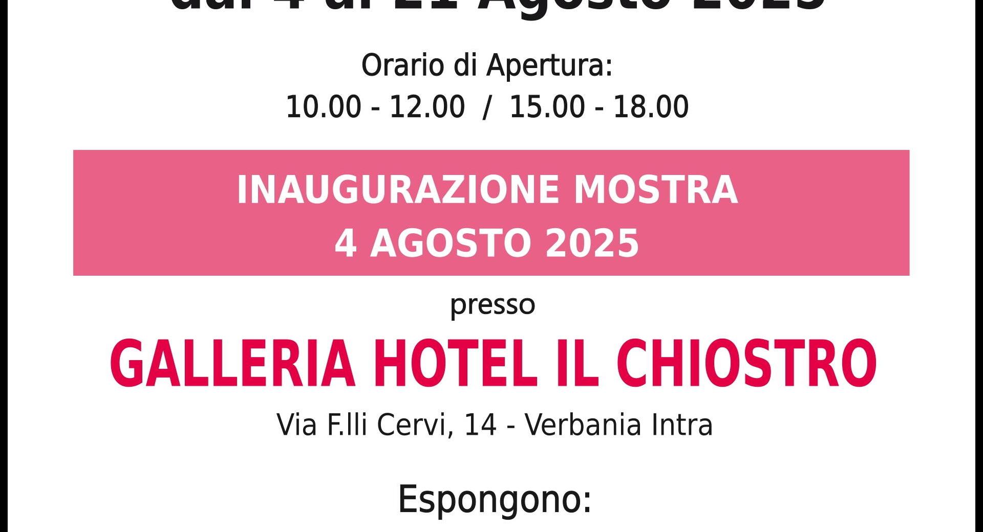 Collettiva di Opere d'Arte - Amici dell'Arte Verbania