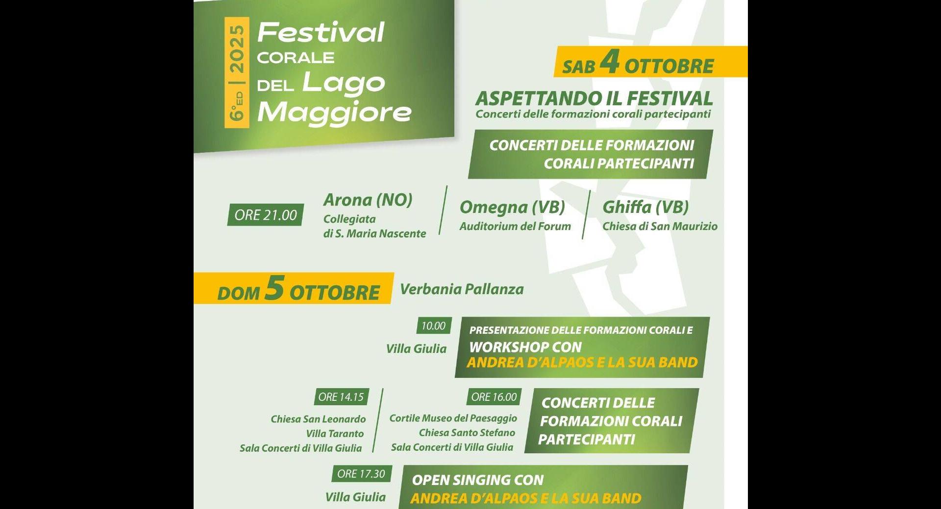 Festival Corale 2025