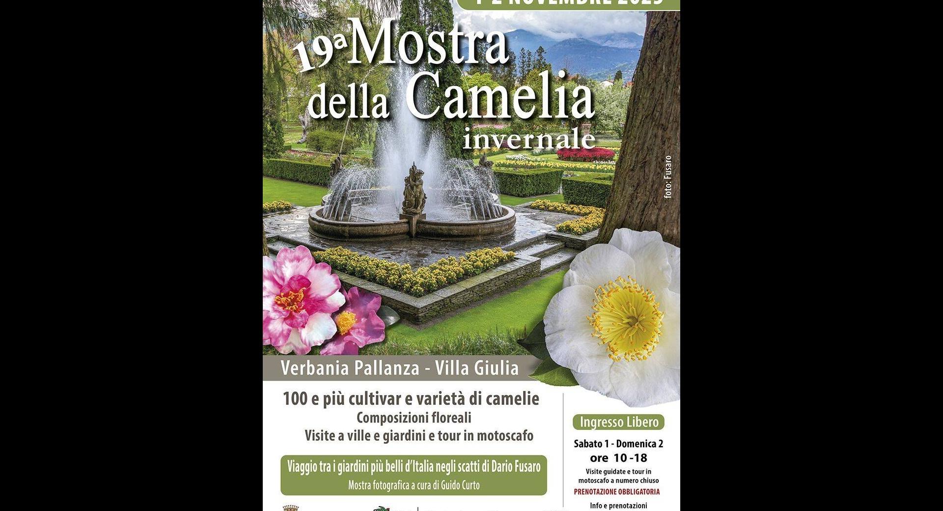 Locandina Mostra della Camelia 2025