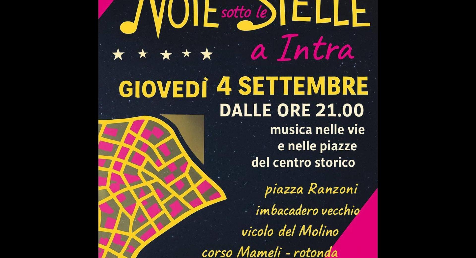 Note sotto le stelle a Intra